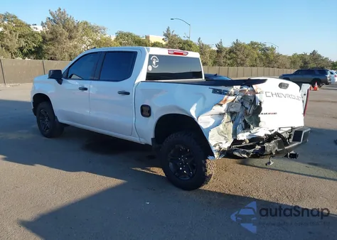 2025 Chevrolet Silverado 1500 4Wd Short Bed Custom Trail Boss from USA, damaged, VIN 3GCPKCEK9SG134363